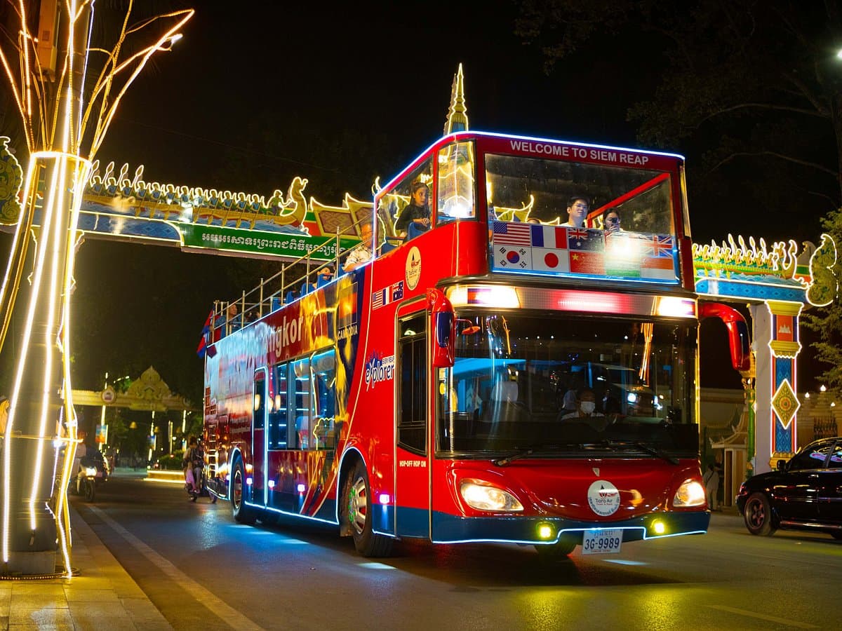 Sunset City Tour by Big Bus Angkor